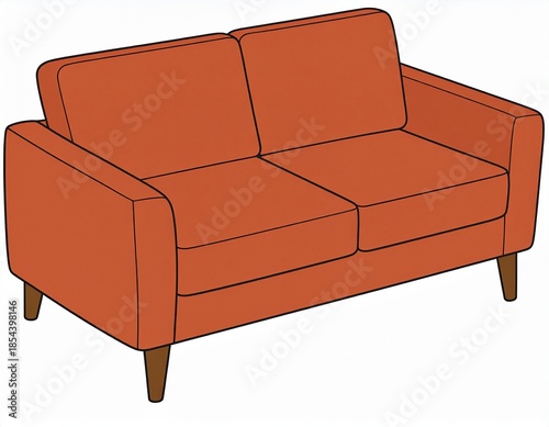 Sofa illustrations and materials