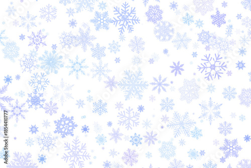 White blue cool snowflake winter backdrop.New Year, Christmas