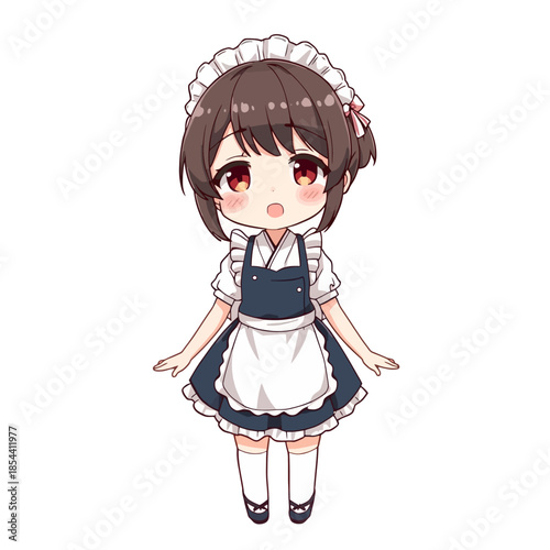 Japanese Maid Cartoon very cute 