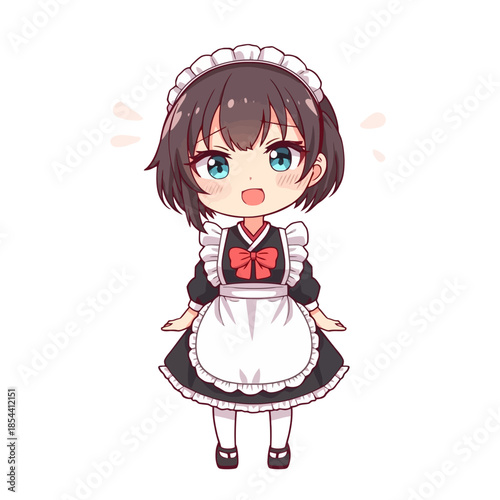 Japanese Maid Cartoon very cute 