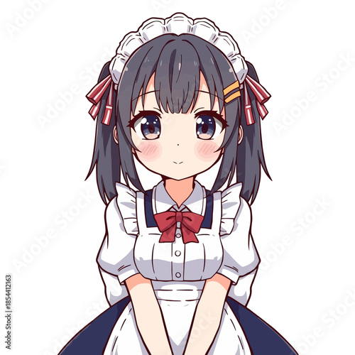 Japanese Maid Cartoon very cute 