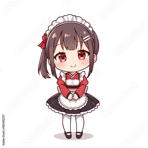 Japanese Maid Cartoon very cute 