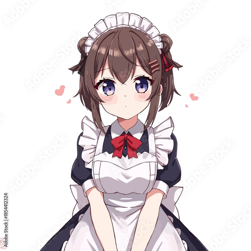 Japanese Maid Cartoon very cute 