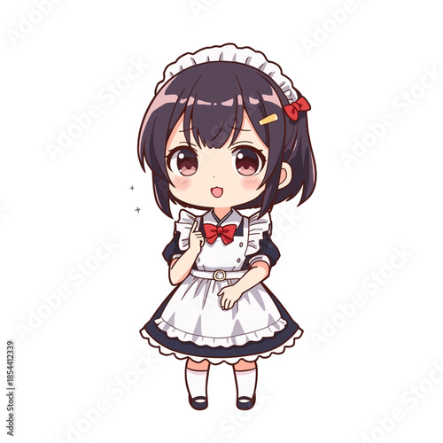 Japanese Maid Cartoon very cute 