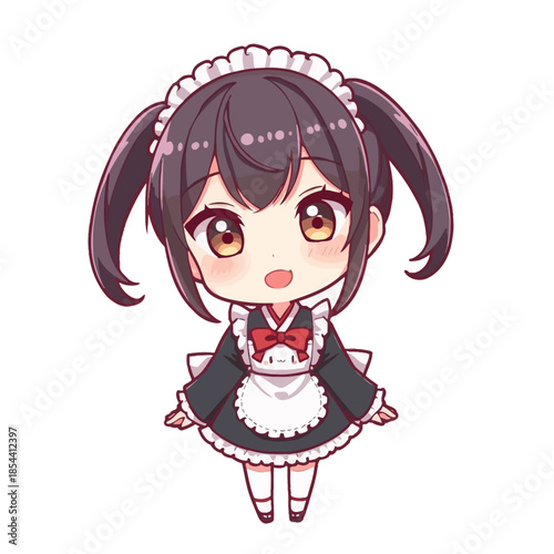 Japanese Maid Cartoon very cute 
