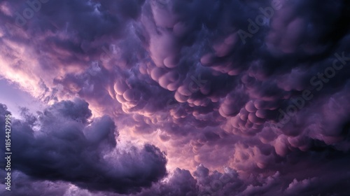 Dramatic storm cloudscape