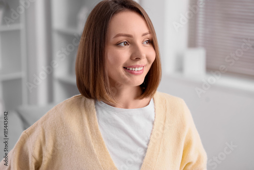 Beautiful young woman with ...