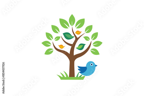 biodiversity care nature protection icon