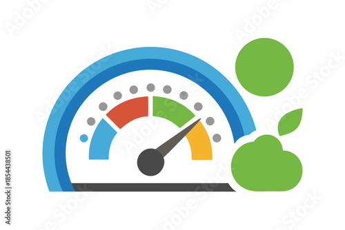 carbon usage meter icon