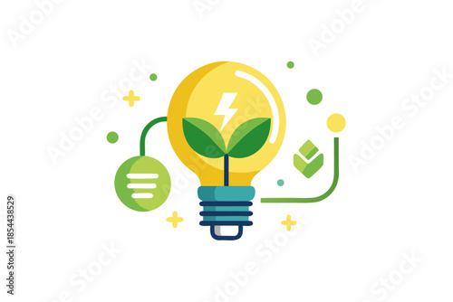 eco energy solution icon