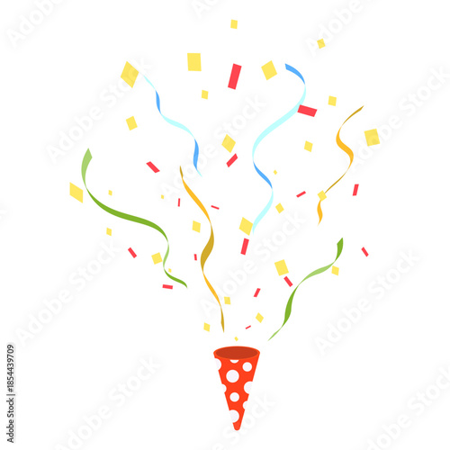 華やかなパーティークラッカー