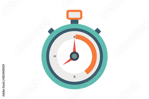 stopwatch dial half ring icon