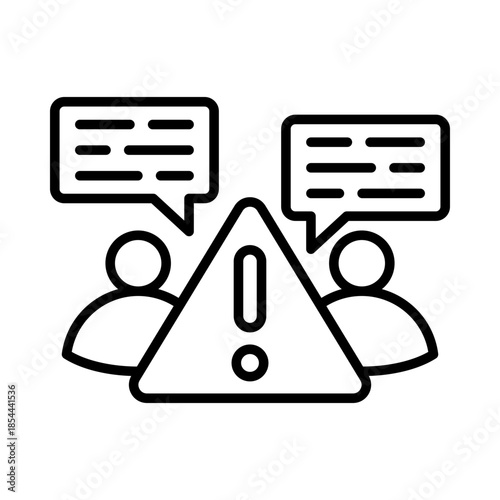 crisis communication icon