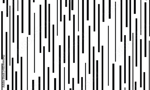 abstract background with vertical black lines of varying thickness and length on white surface