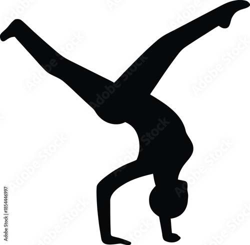 capoeira dancer brazil festival silhouette vector illustration on transparent background