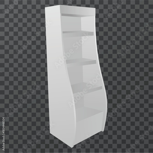 Retail display racks for product placement and branding