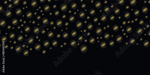 Vector luxury gold glitter light effect golden illustration bokeh splatter background design