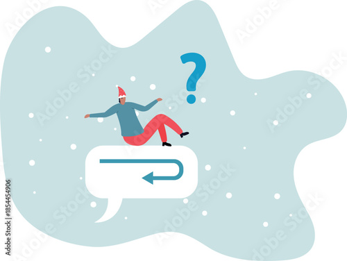 Business turning point, break event or change direction, reverse back, interest rate or financial trend change.about a man and his life.