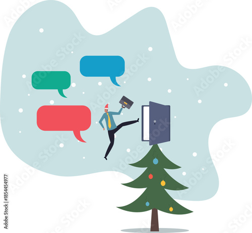 Exit interview, employee feedback before leaving or resignation, staff suggestion to HR human resources.about a man and his life.