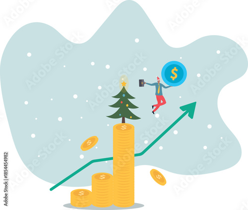 Success investing, growing wealth or being rich from pension or mutual fund, stock market return, money or financial success.about a man and his life.