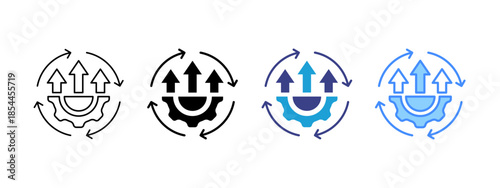 Continuous Improvement  set multiple style collection