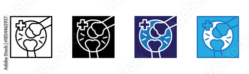 Orthopedic Icon Multi Style Vector Illustration