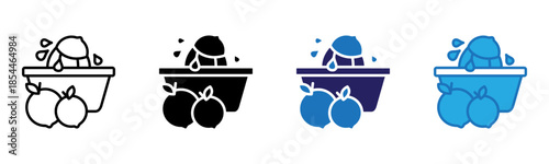 Squeezer Icon Multi Style Vector Illustration