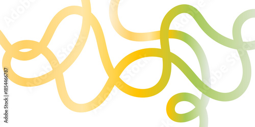 Abstract background with flowing colorful lines in shades of yellow and green with brown, abstract flowing gradient wave line pattern on creativity geometric shapes seamless design background.