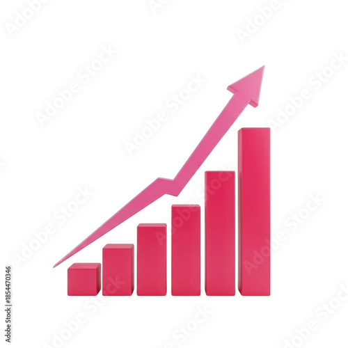Free Download Growth chart icon isolated on transparent background - GFXLoad