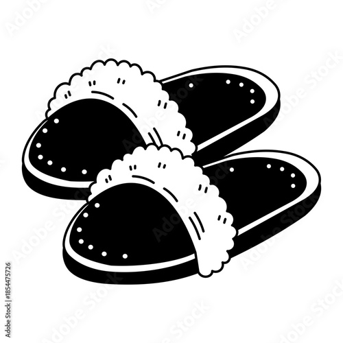 A doodle style illustration showing air conditioner