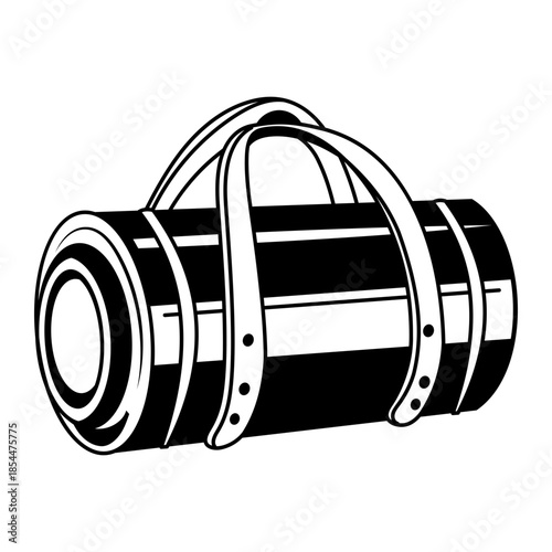 A doodle style illustration showing air conditioner