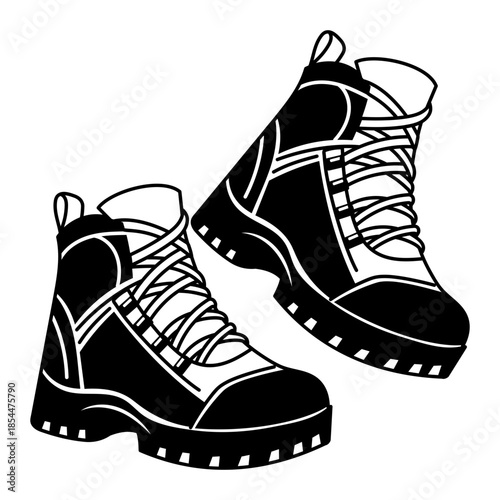 A doodle style illustration showing air conditioner