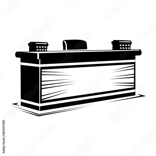 A doodle style illustration showing air conditioner