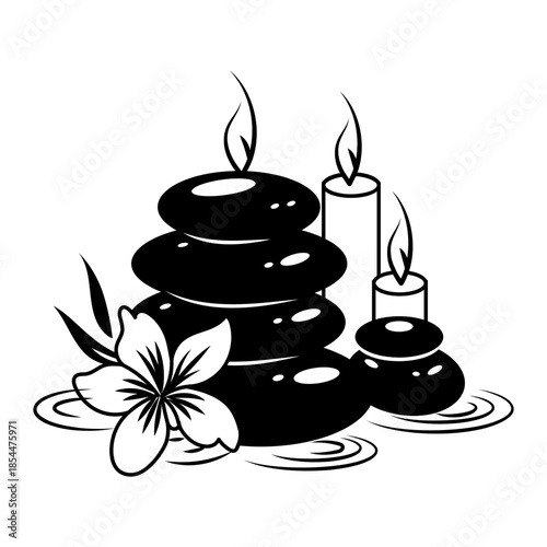 A doodle style illustration showing air conditioner