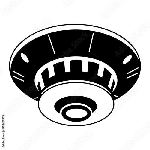 A doodle style illustration showing air conditioner