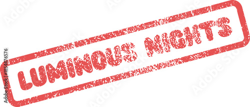 Distressed Luminous Nights Rubber Stamp Mark for Enchanting Evenings and Magical Experiences