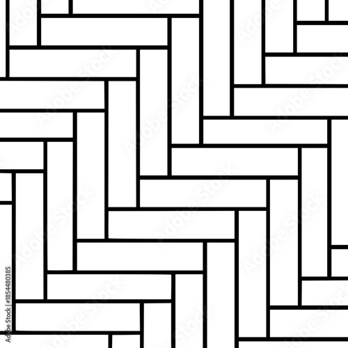 Organic wicker weave pattern, seamless hand-drawn rattan texture for interior design.