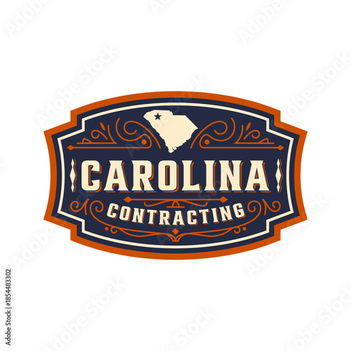 vintage South Carolina logo