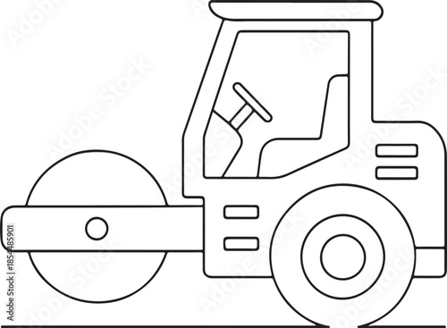 Road Roller Heavy Construction Equipment