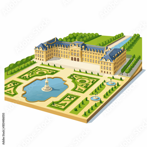 Palacio de Versalles y sus jardines