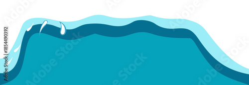 Blue Sea Water Corner