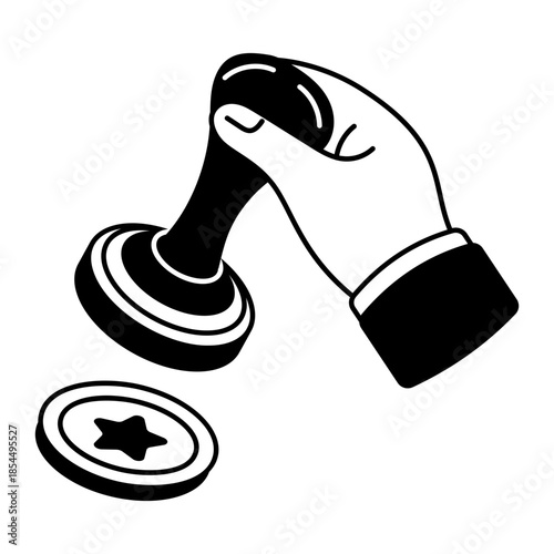 A doodle style illustration showing data analyst