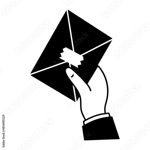 A doodle style illustration showing data analyst