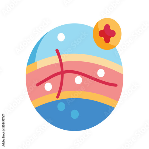 Nanobot Assisted Wound Healing Process Inside Skin