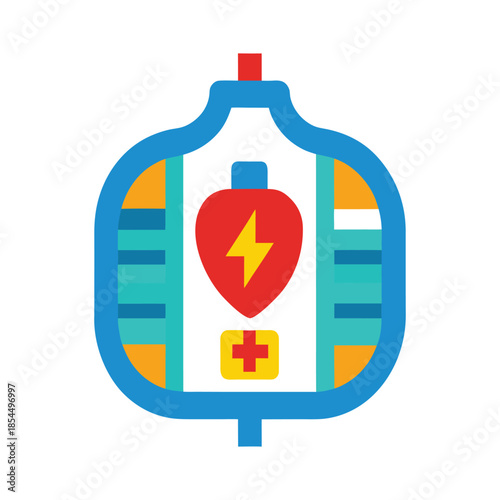Dna Powered Health Energy Core Inside Human Chest