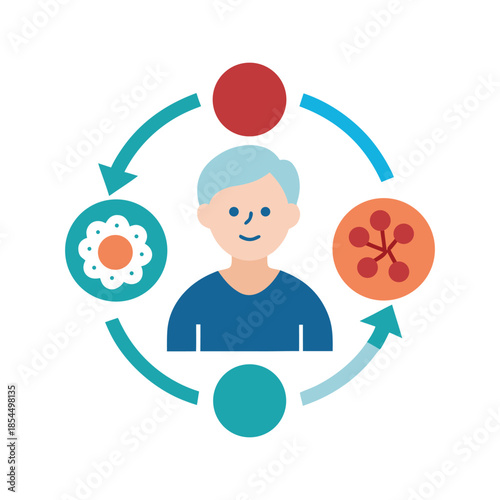 Biotech Powered Aging Reversal Medical Visualization