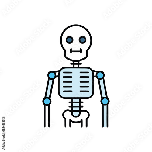 Biotech Inspired Human Skeleton Enhanced With Synthetic Support