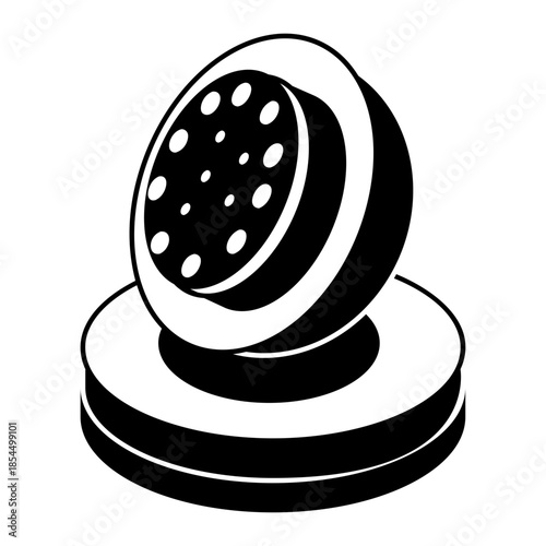 Hand drawn style illustration depicting nano device