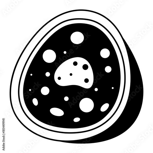 Hand drawn style illustration depicting nano device