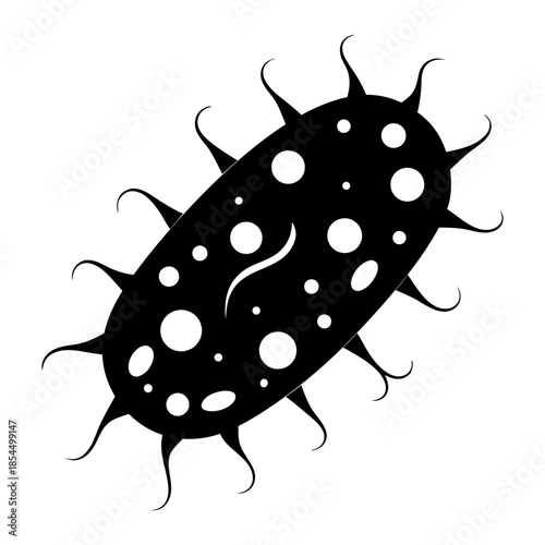 Hand drawn style illustration depicting nano device